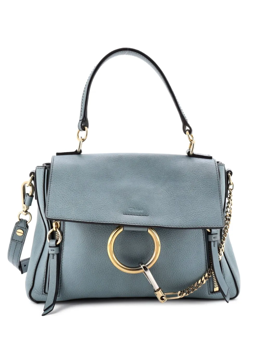 Chloé Pre-Owned Faye Day Bag Leather Small satchel - Blu