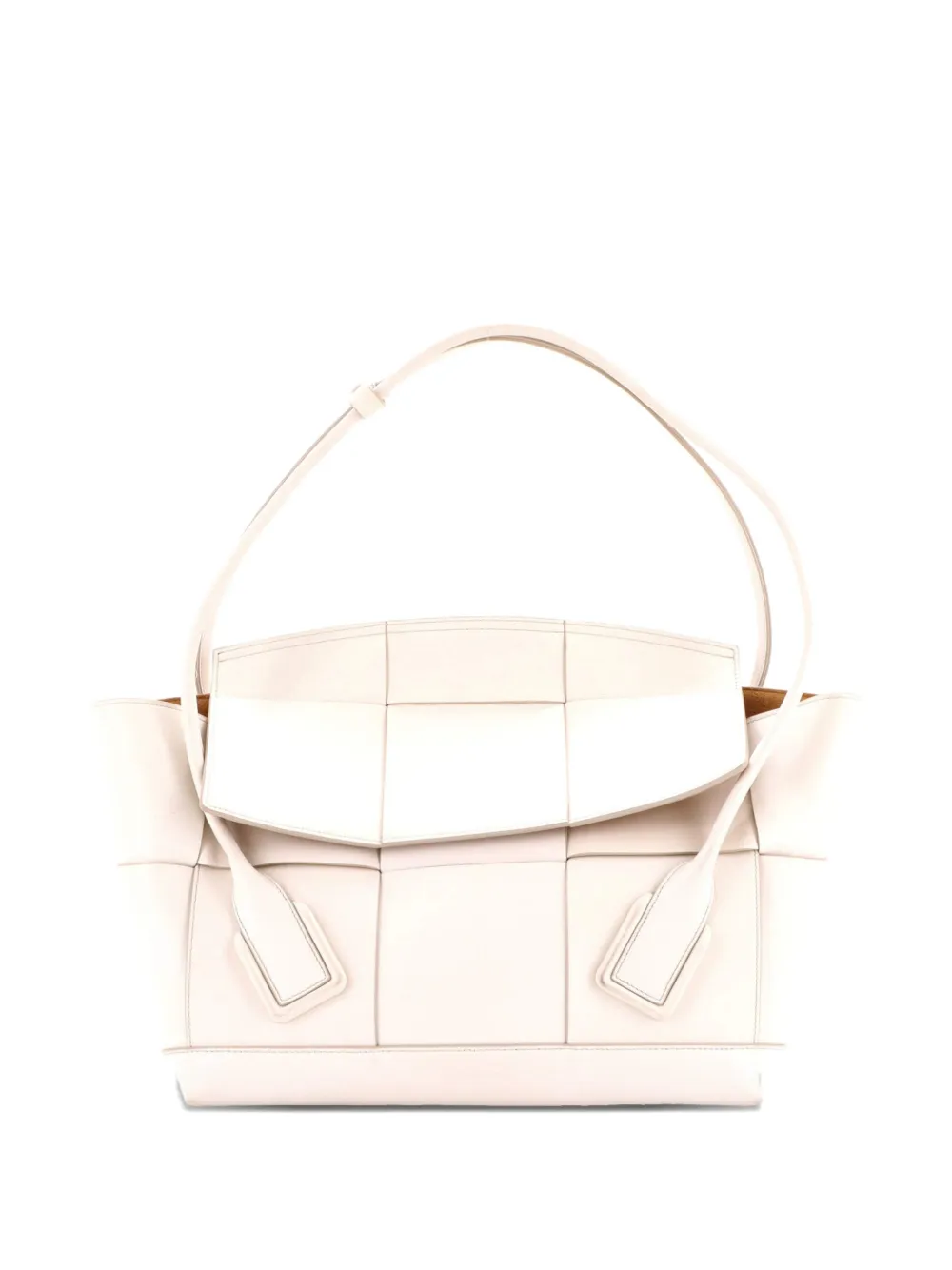 Bottega Veneta Pre-Owned Arco Bag Maxi Intrecciato Leather Medium shoulder bag - Toni neutri