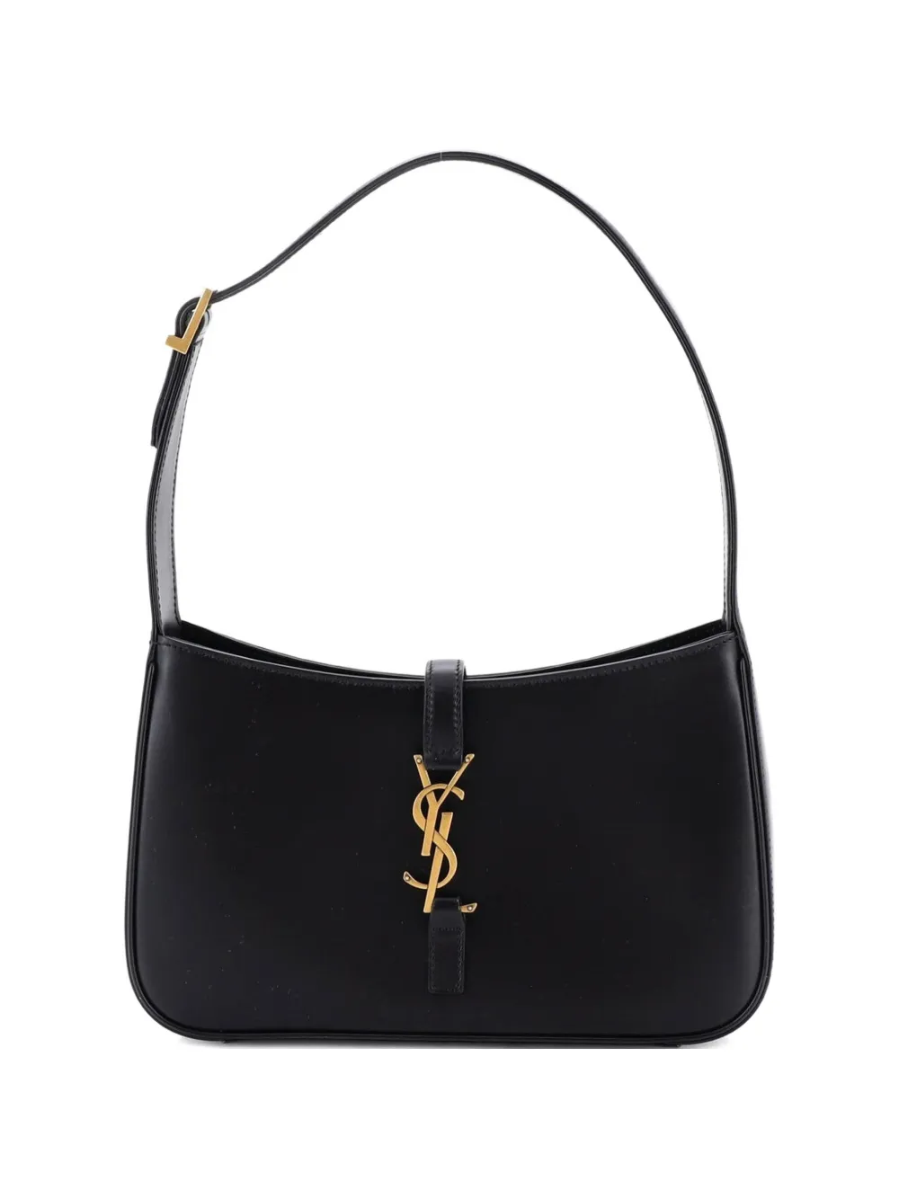 Saint Laurent Pre-Owned Le 5 a 7 Leather Small hobo bag - Nero