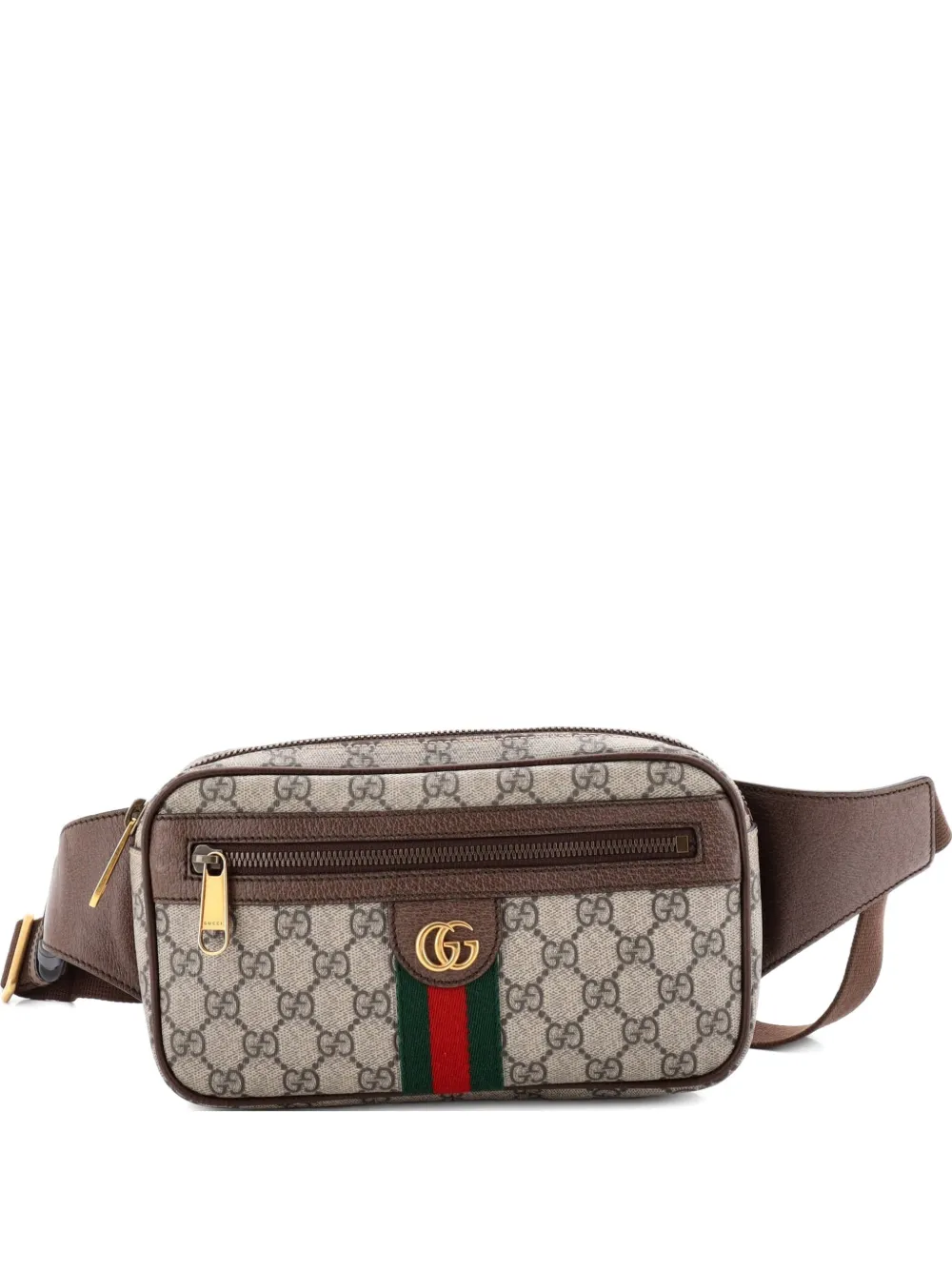 Gucci Pre-Owned Ophidia GG Coated Canvas Medium belt bag - Marrone