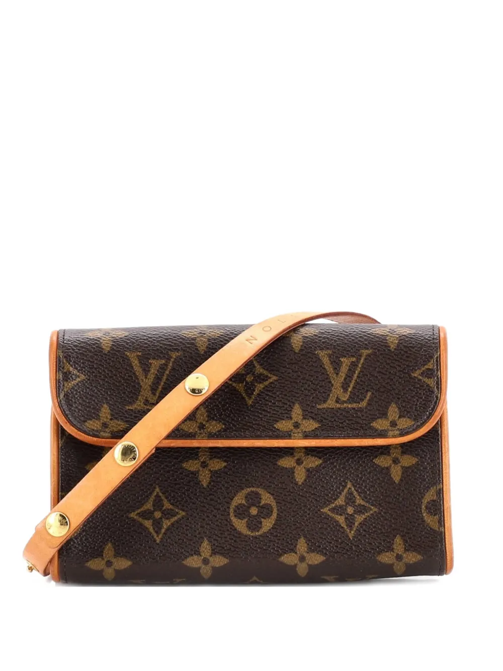 Louis Vuitton Pre-Owned Florentine Waist Bag Monogram Canvas belt bag - Marrone
