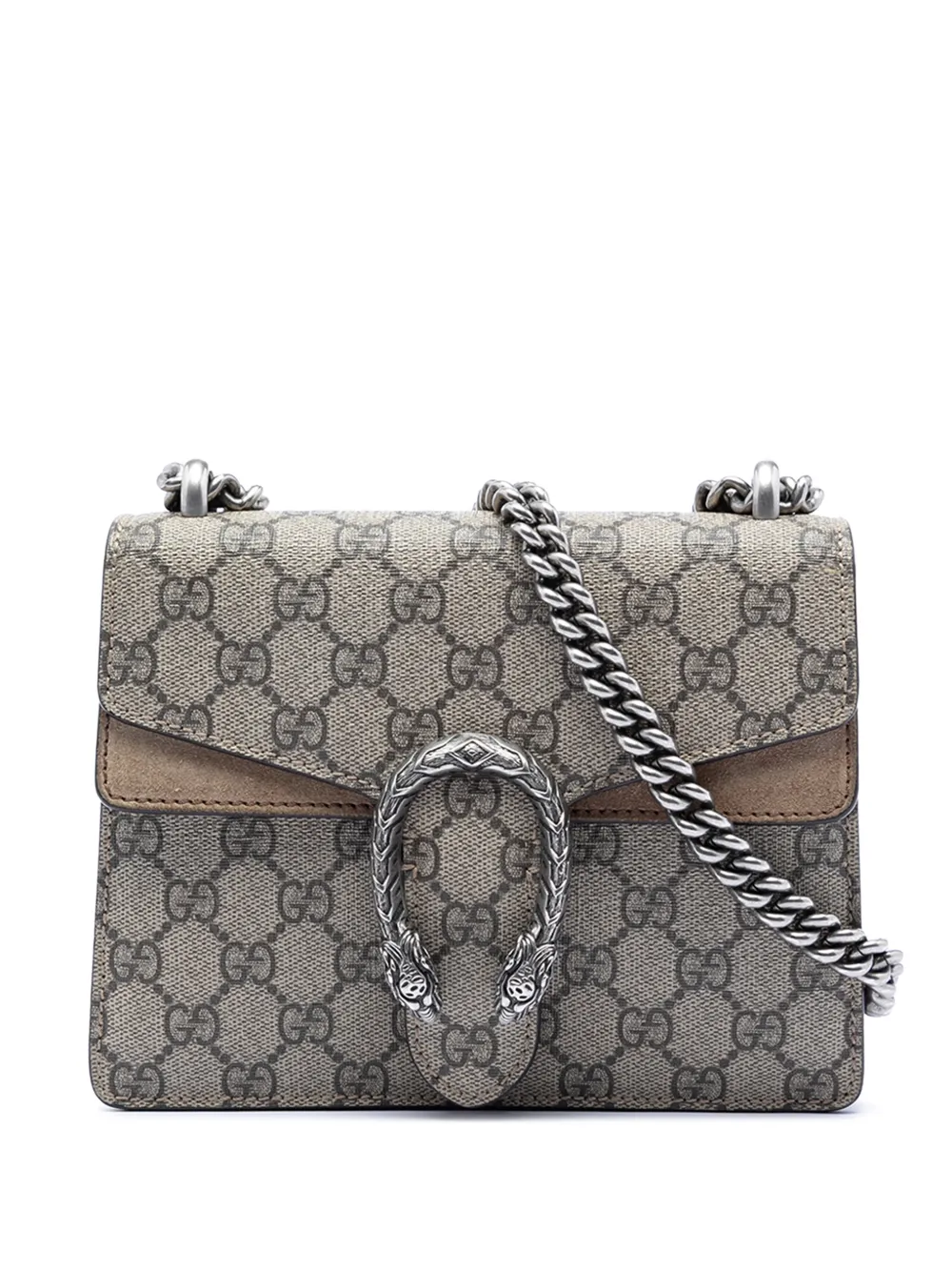 Gucci Pre-Owned 2016-2025 Small GG Supreme Dionysus crossbody bag - Marrone