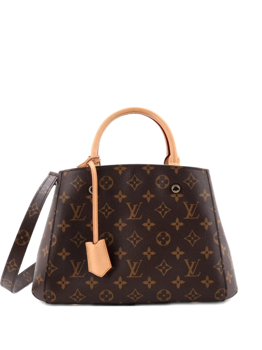 Louis Vuitton Pre-Owned Montaigne Handbag Monogram Canvas BB satchel - Marrone