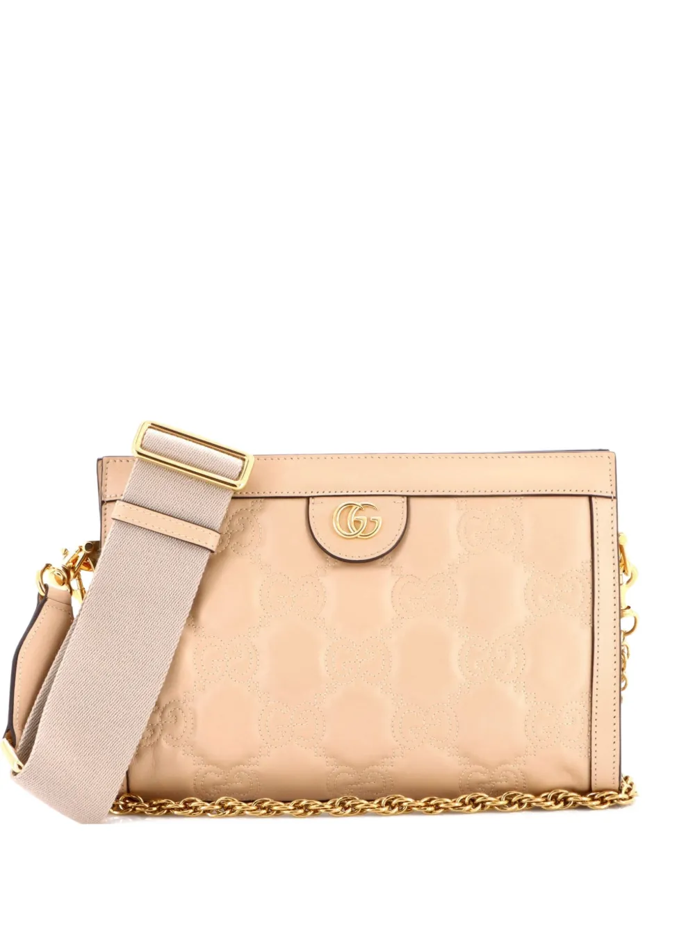 Gucci Pre-Owned GG GG Matelasse Leather Small shoulder bag - Toni neutri