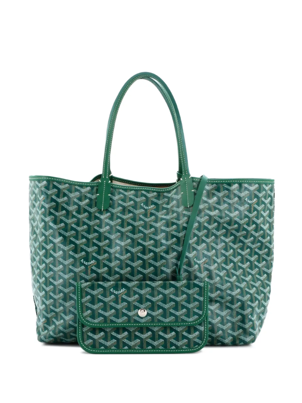 Goyard Pre-Owned Saint Louis Coated Canvas PM tote bag - Verde