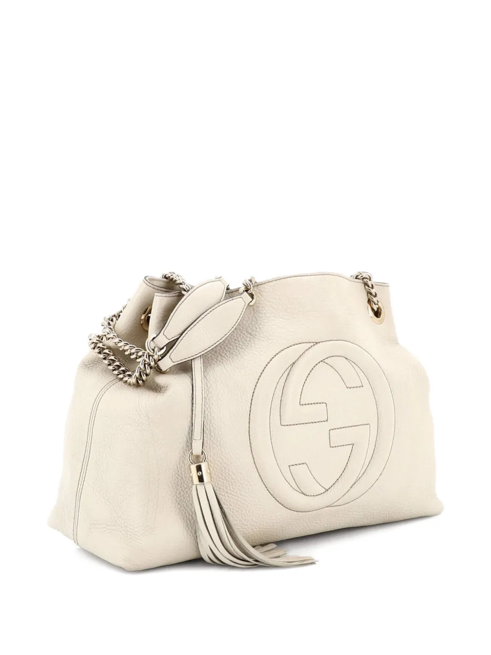 Gucci Pre-Owned Soho Chain Strap Leather Medium shoulder bag - Bianco