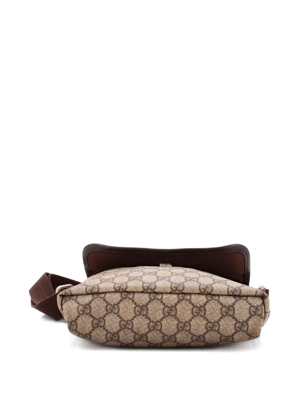 Flap Messenger Gg Coated Canvas Small Crossbody Bag