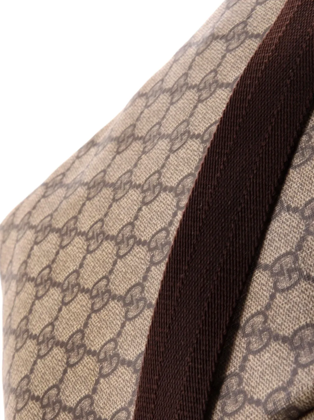 Flap Messenger Gg Coated Canvas Small Crossbody Bag