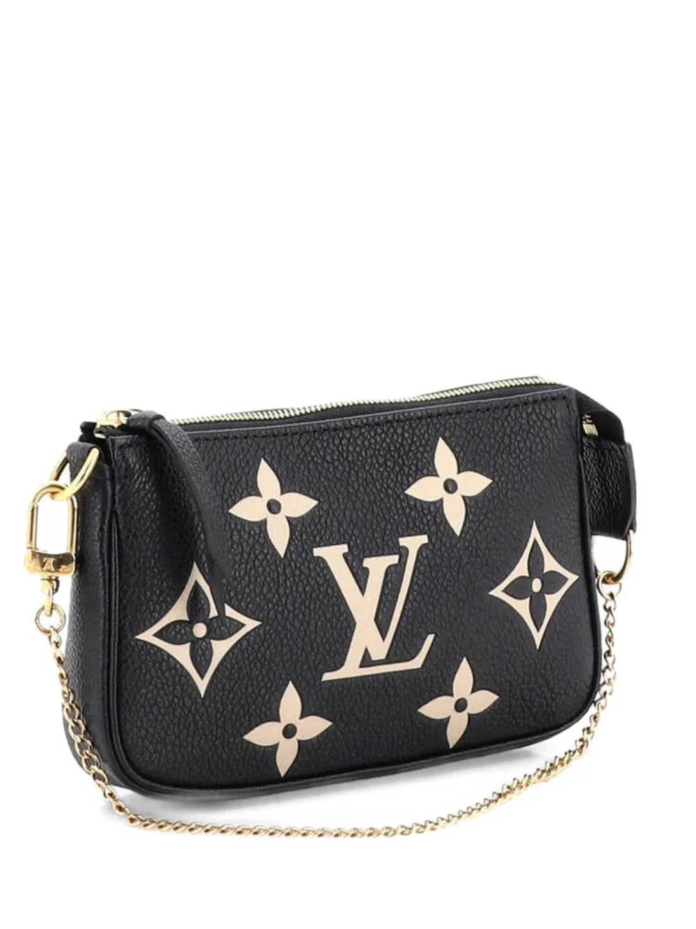 Louis Vuitton Pre-Owned Pochette Accessoires Bicolor Monogram Empreinte Giant Mini clutch bag - Nero
