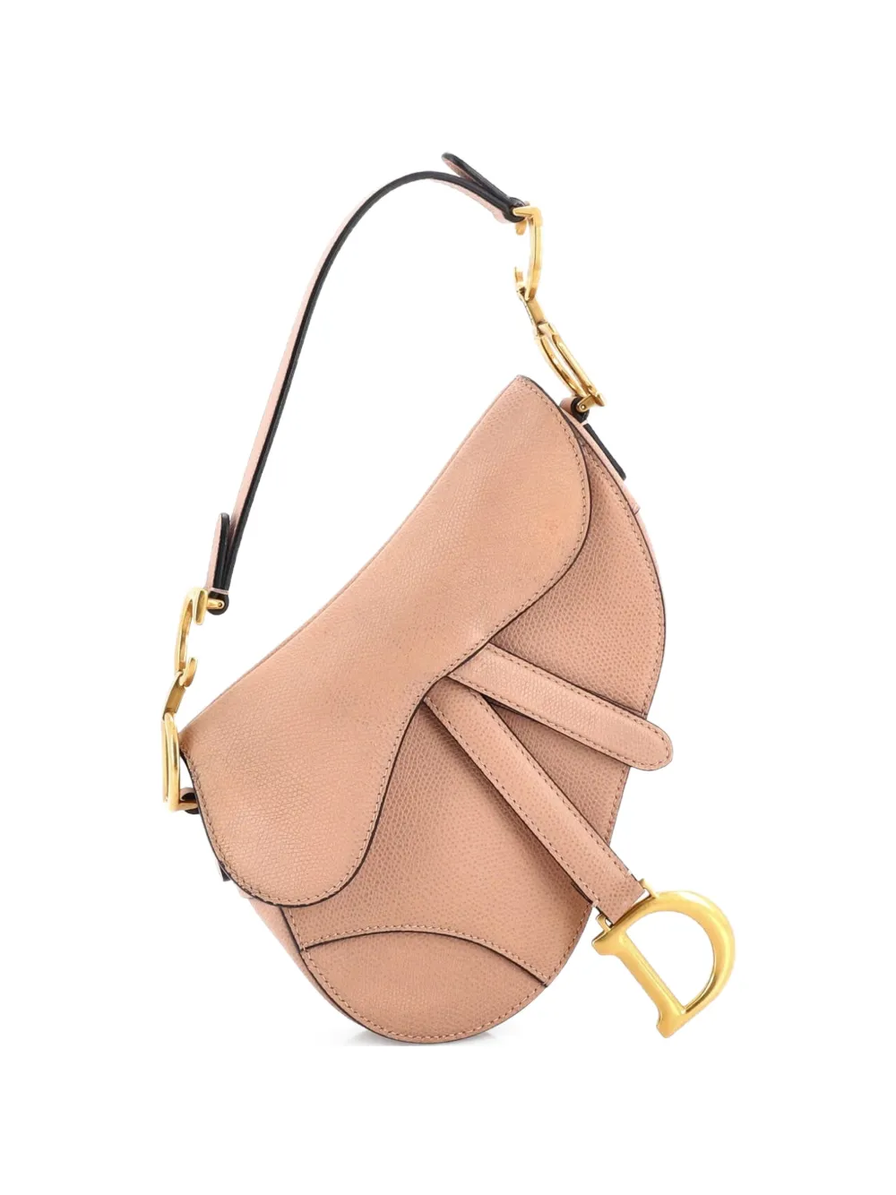 Christian Dior Pre-Owned Saddle Handbag Leather Mini shoulder bag - Toni neutri