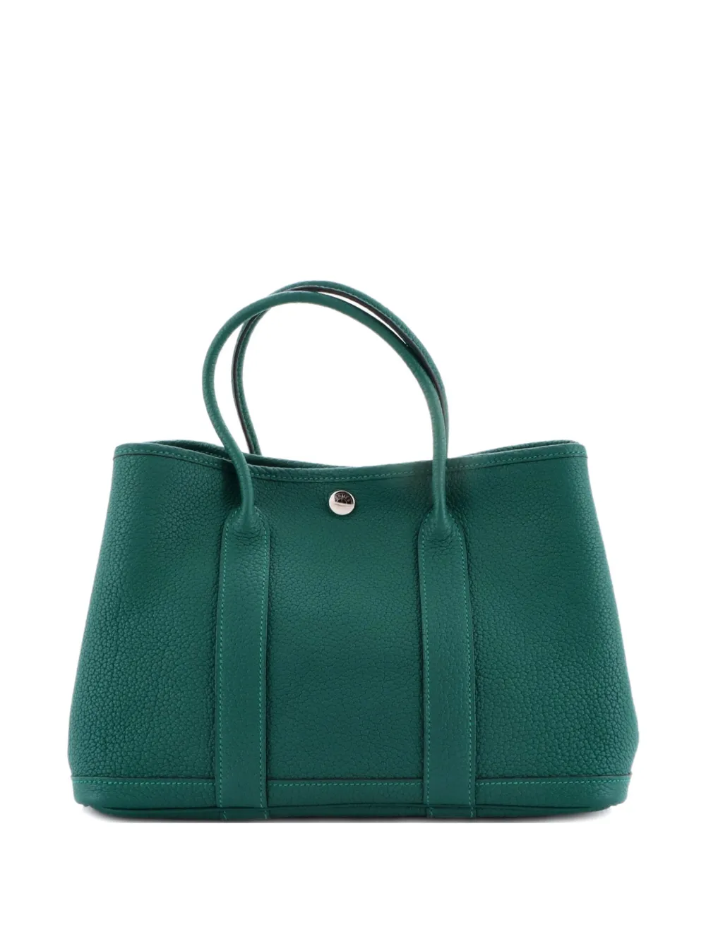 Hermès Pre-Owned Garden Party Leather 30 tote bag - Verde