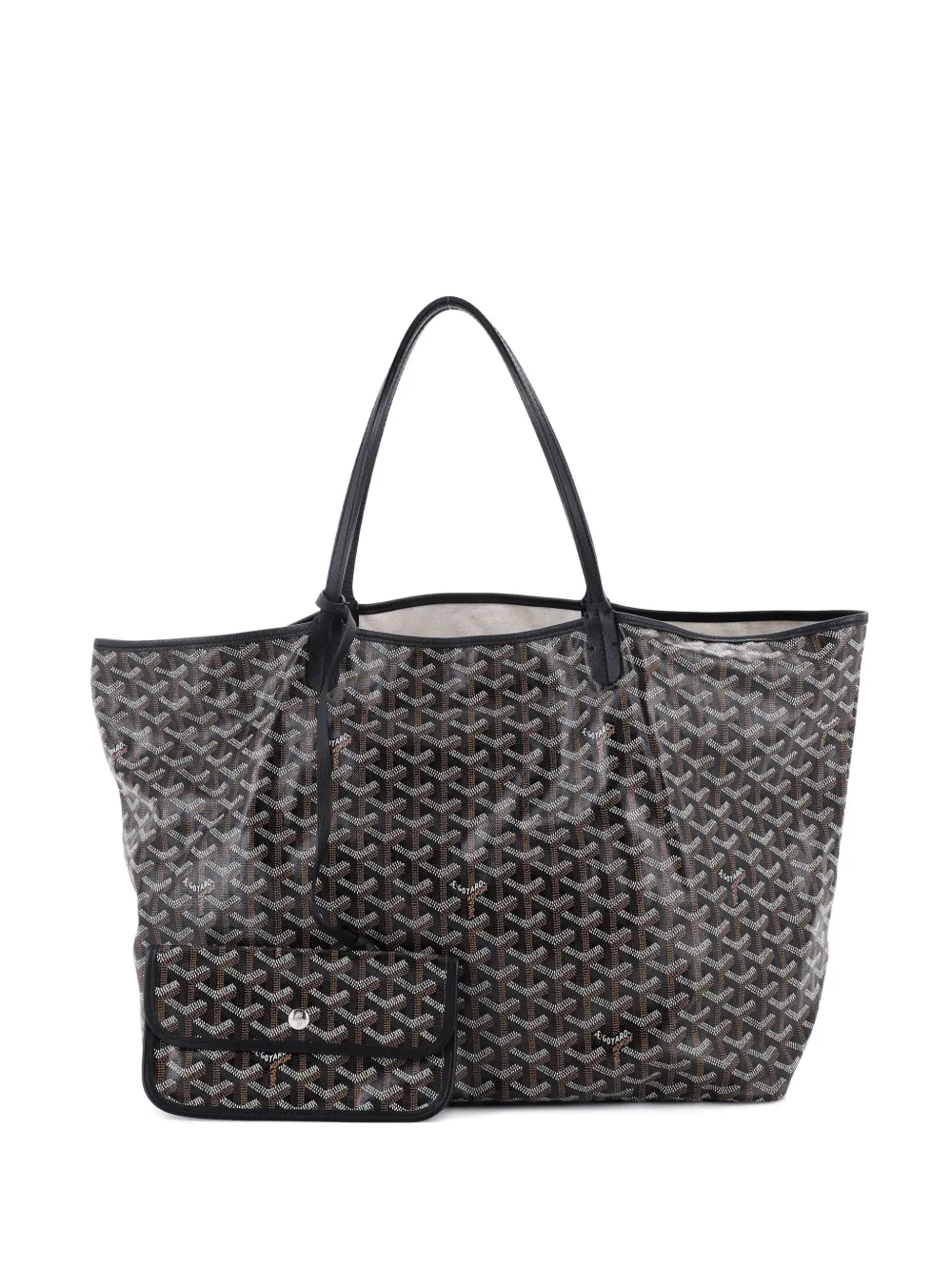 Goyard Pre-Owned Saint Louis Coated Canvas GM tote bag - Nero
