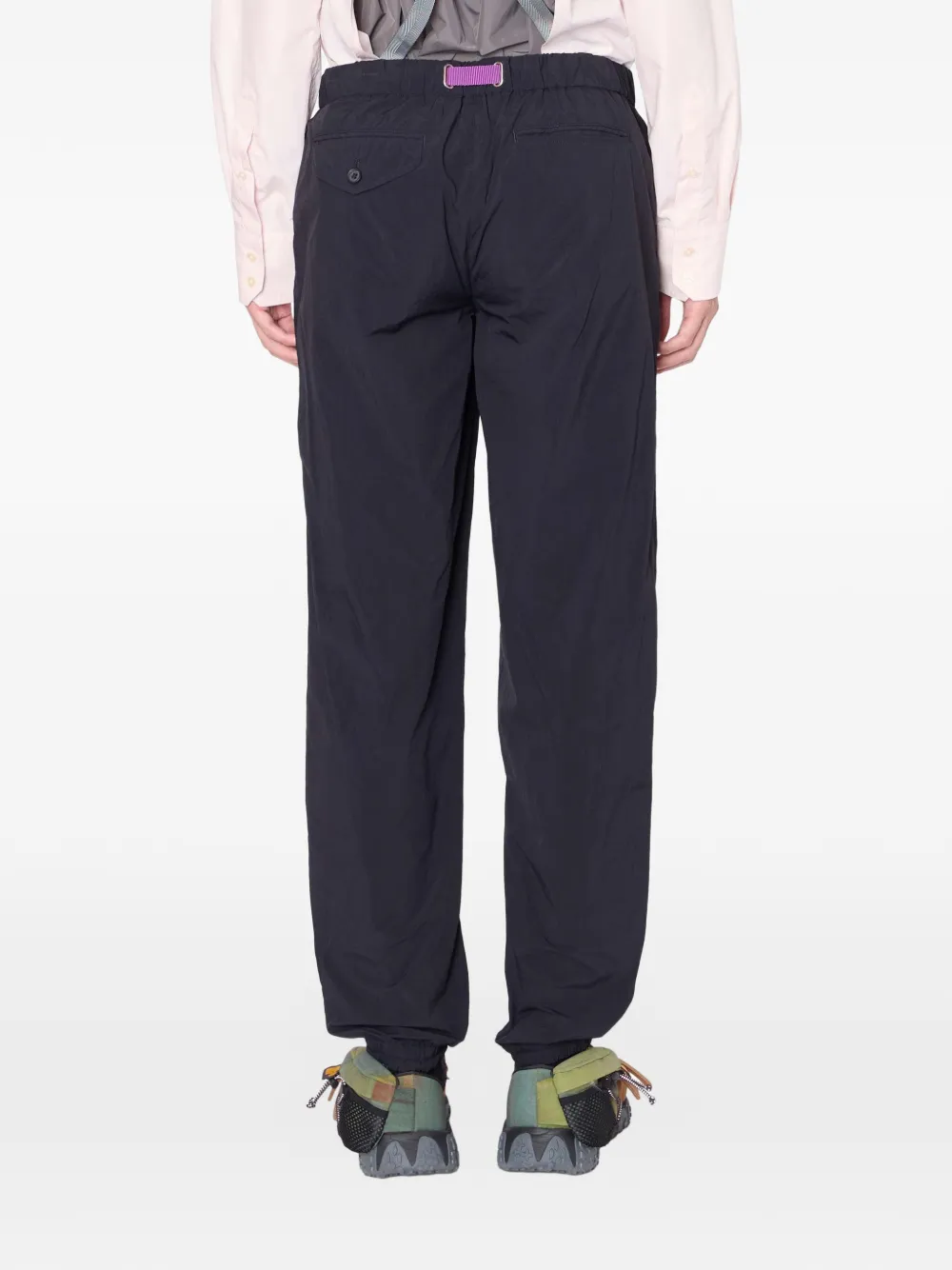 Kolor Broek met elastische ceintuur Zwart