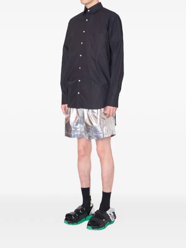Kolor ボタン シャツ | ブラック | FARFETCH JP