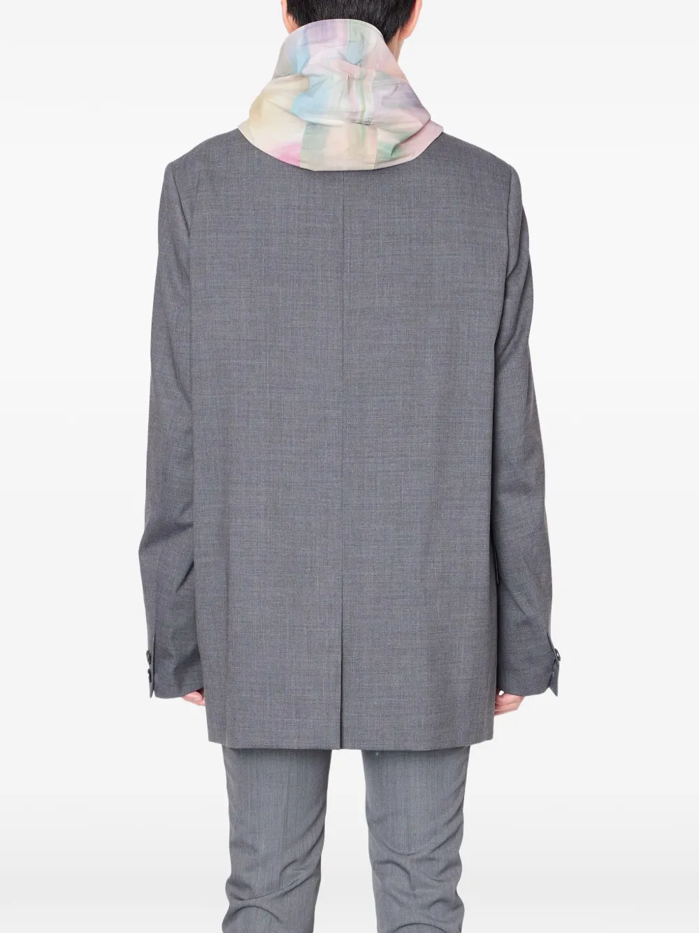 Kolor Blazer met enkele rij knopen Grijs