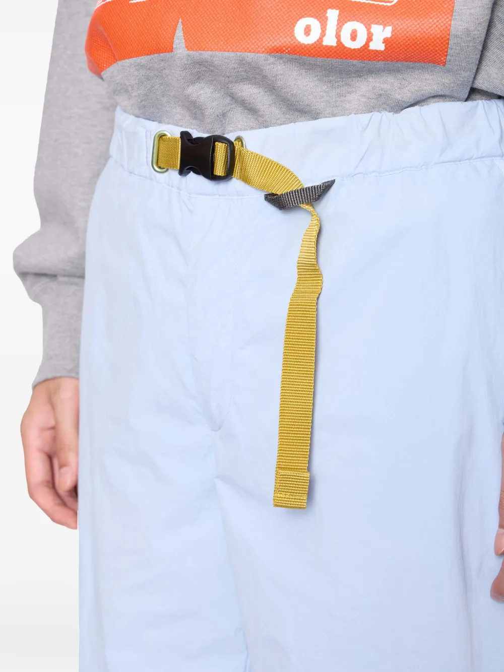 Kolor Broek met ceintuur Blauw