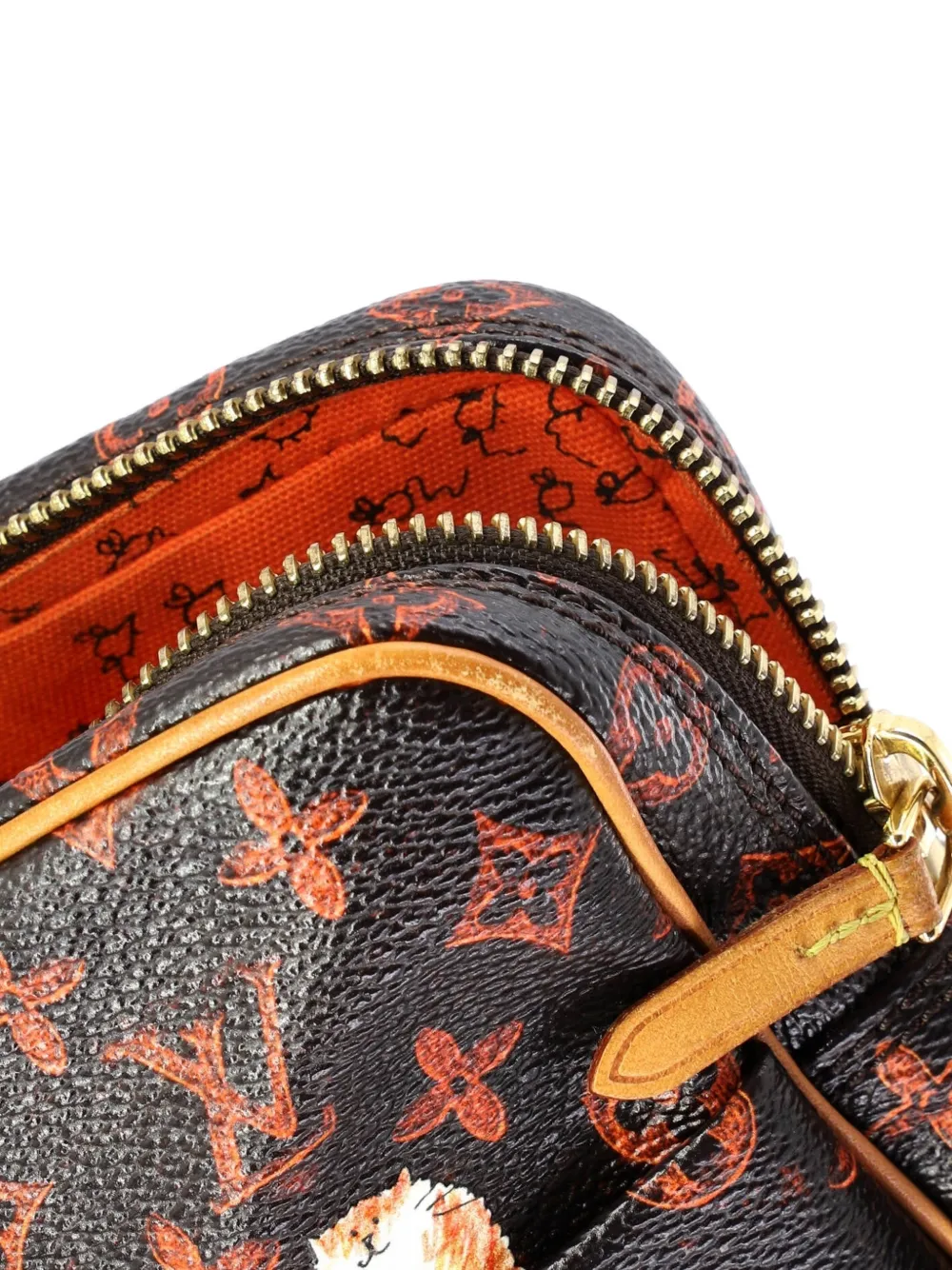 Paname Bag Limited Edition Grace Coddington Catogram Canvas Mm Crossbody Bag