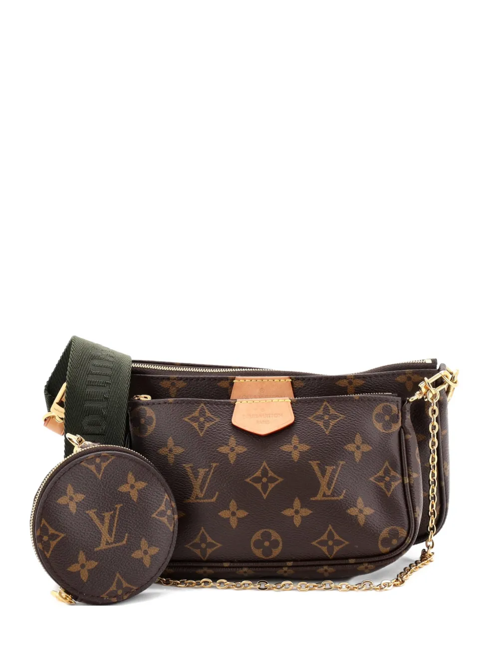 Louis Vuitton Pre-Owned Multi Pochette Accessoires Monogram Canvas crossbody bag - Marrone