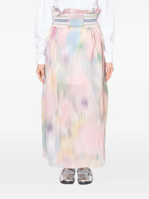 Kolor elastic-wasitband maxi skirt