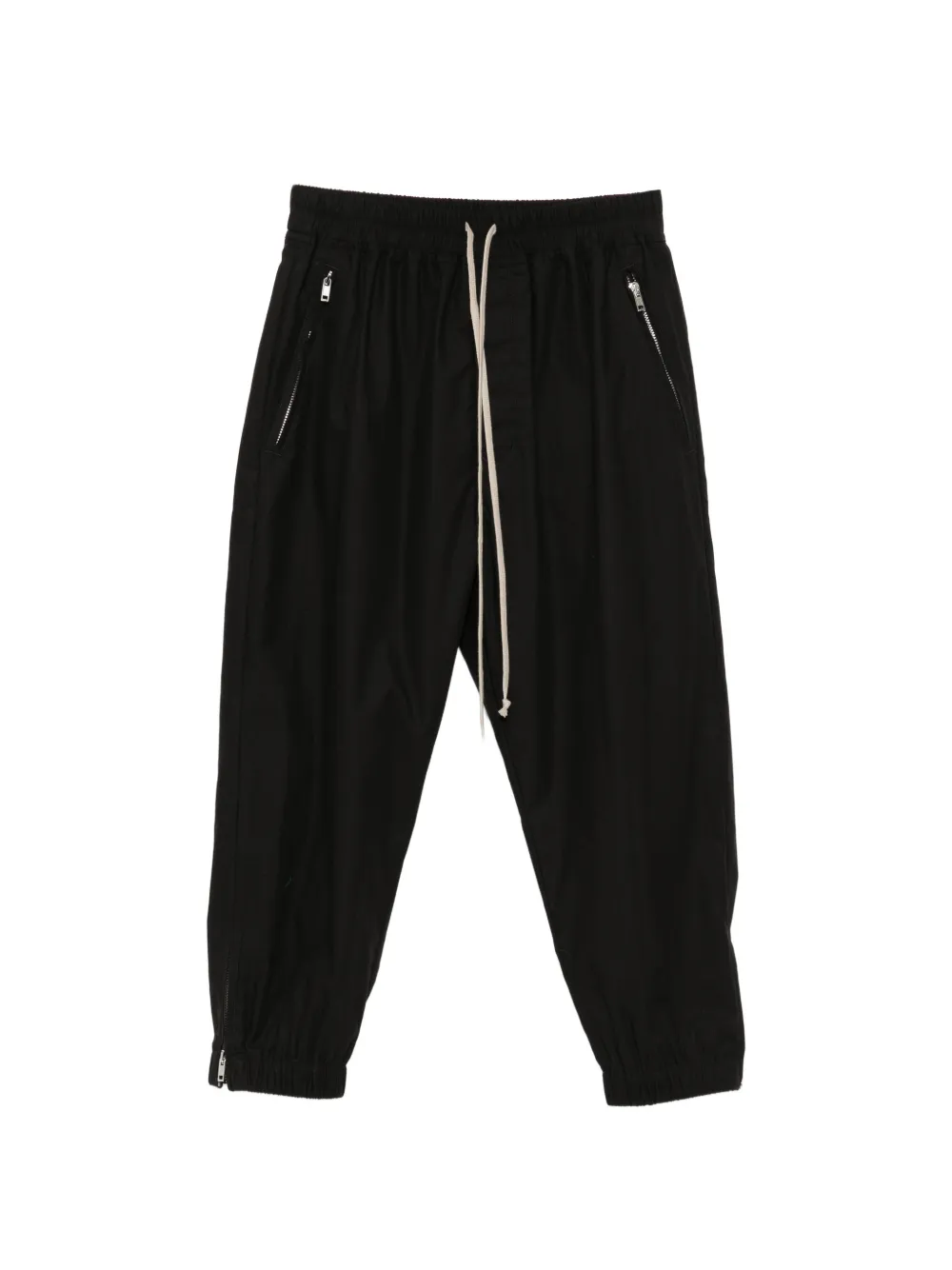 Rick Owens drawstring cropped trousers - Nero