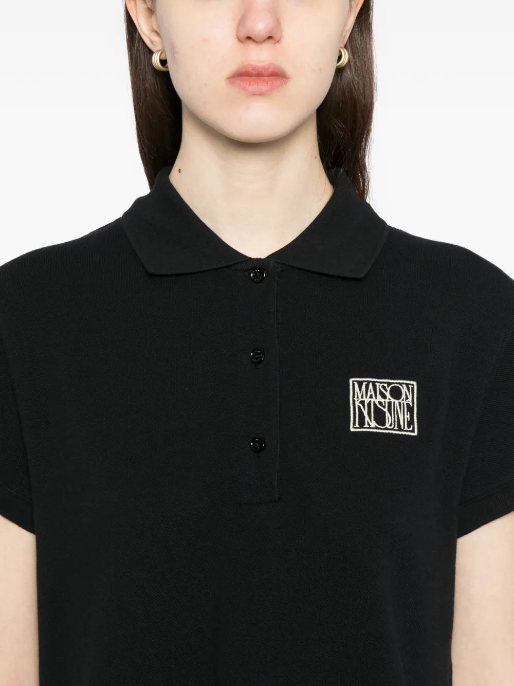 Logo Stamp Cropped Polo