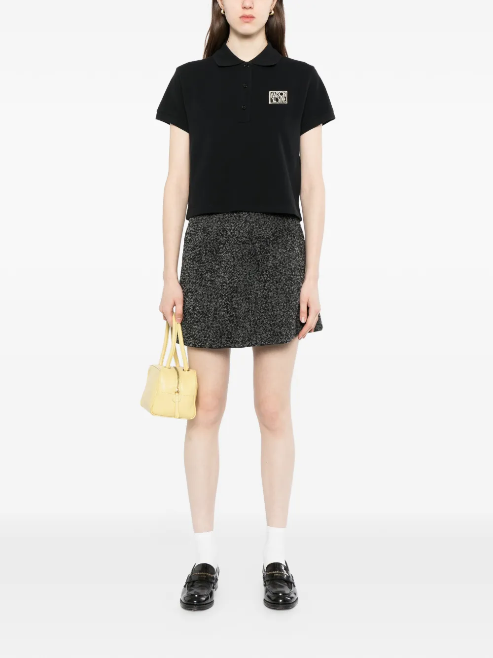 Logo Stamp Cropped Polo