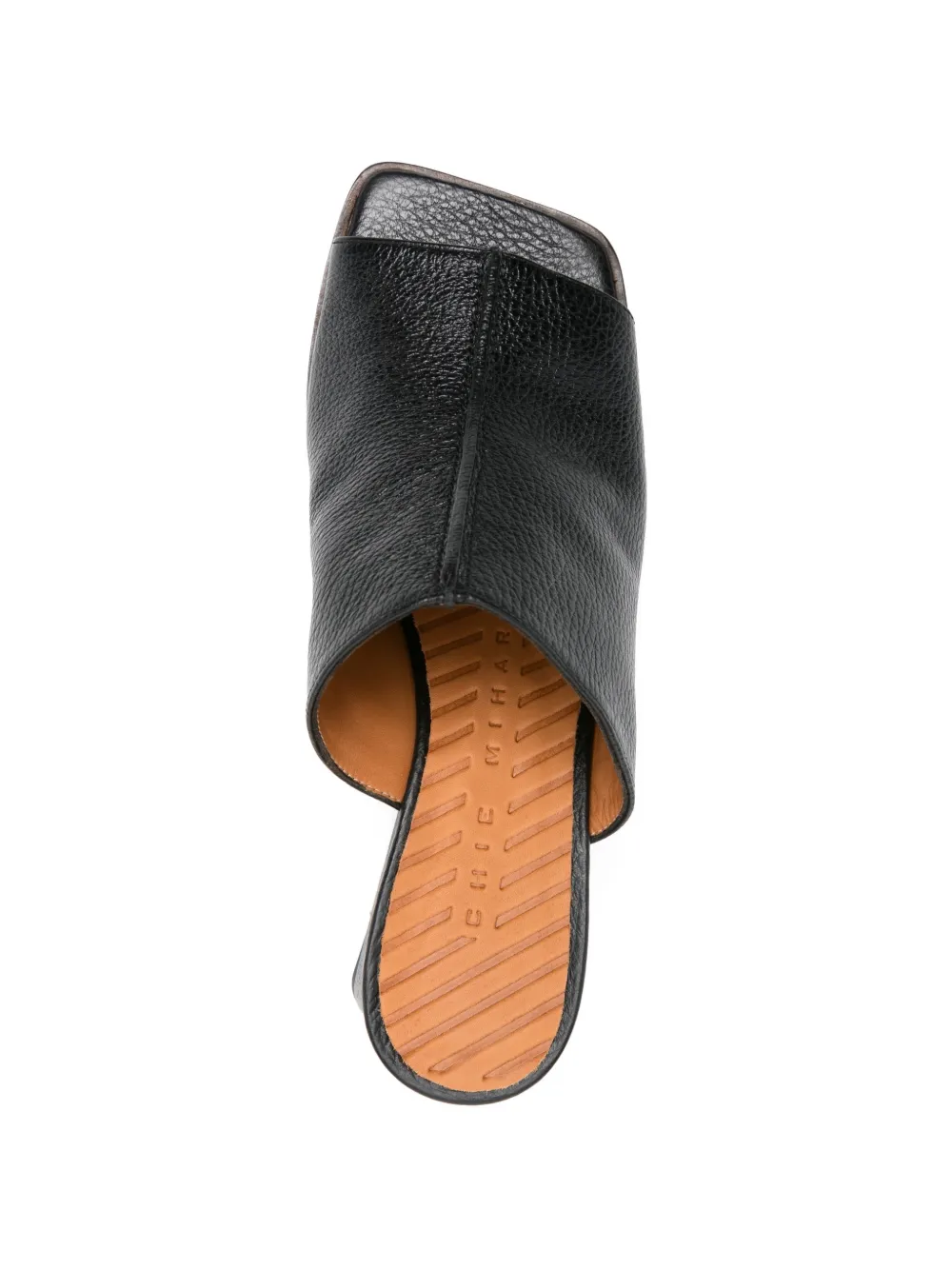 Chie Mihara Encho leather sandals Zwart