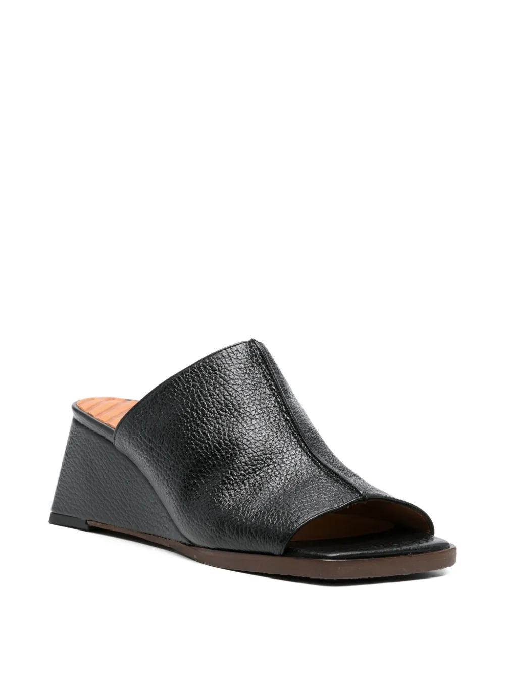 Chie Mihara Encho leather sandals Zwart