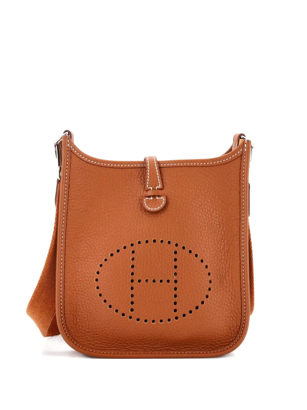 Hermès Pre-Owned Evelyne Bag Gen III Clemence TPM crossbody bag - Brown