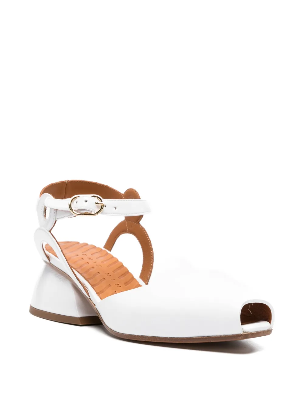 Chie Mihara Darbling sandalen met enkelbandje Wit