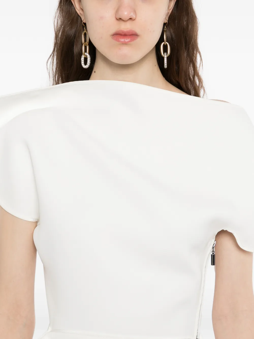 Maticevski Lover Top in White, view 5