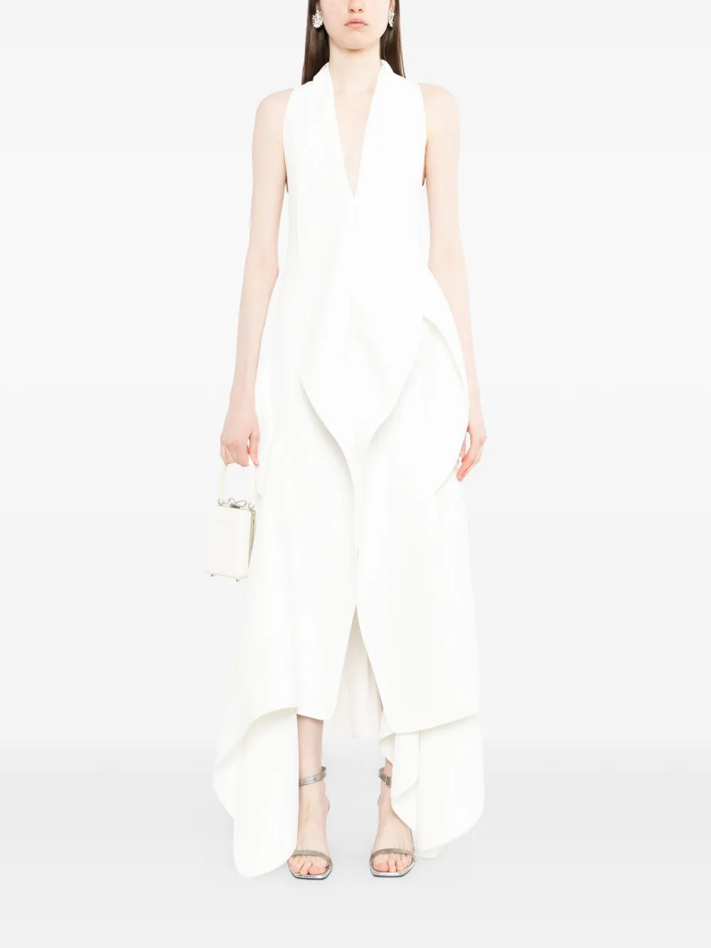  Maticevski Vestido Varsity - Blanco 
