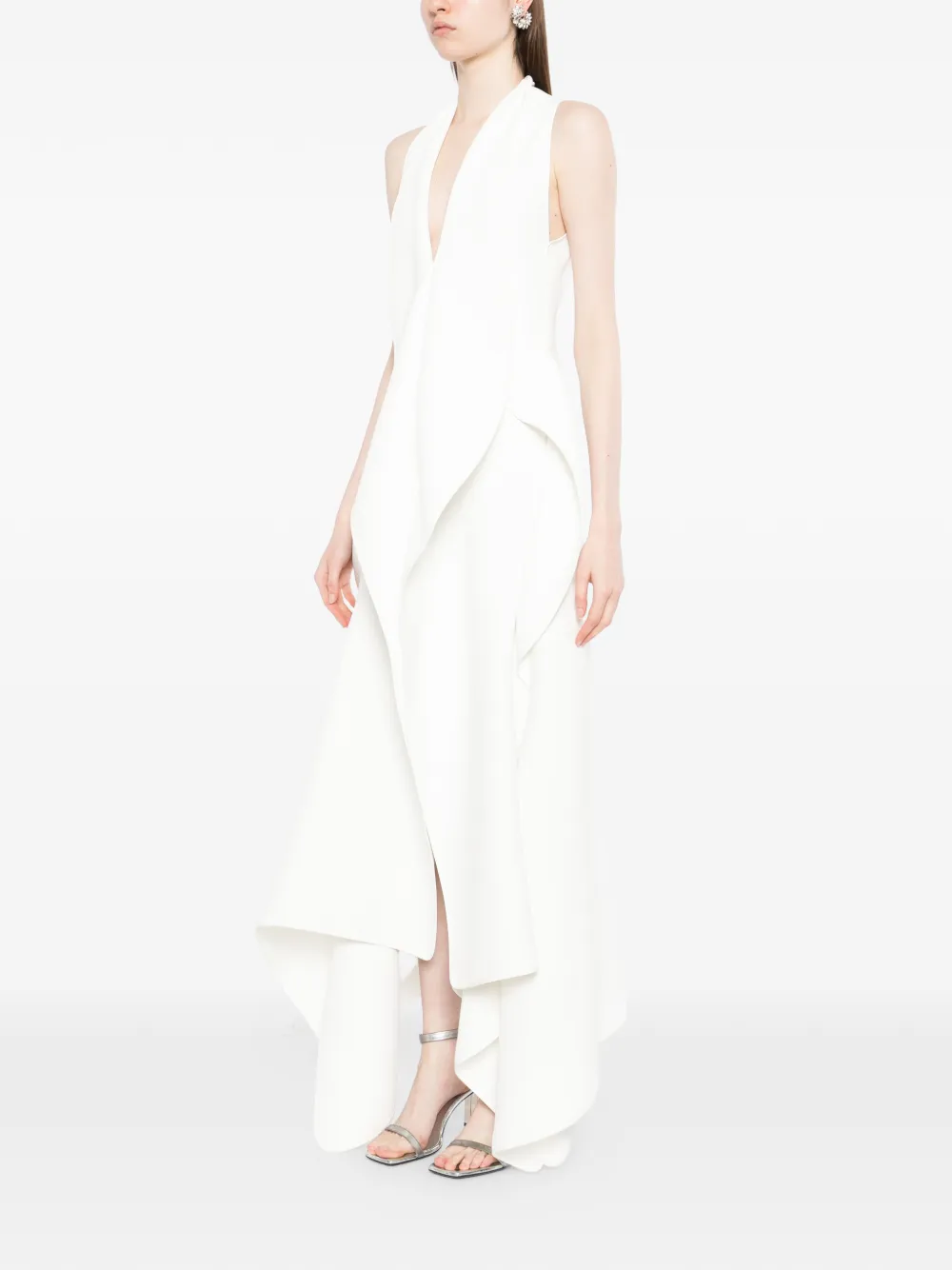  Maticevski Vestido Varsity - Blanco 