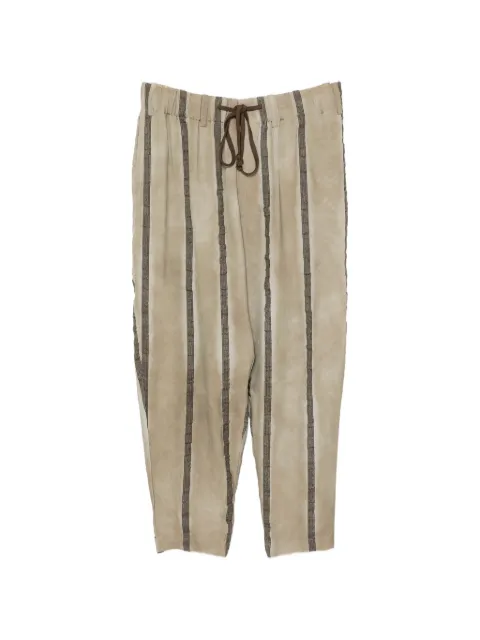 Uma Wang striped tapered trousers