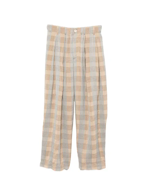 Uma Wang poetic plaid trousers