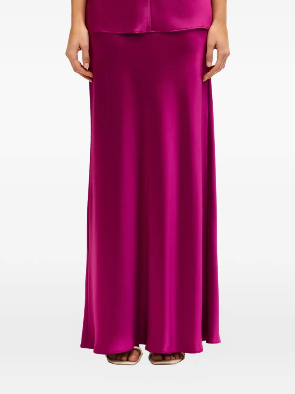 Acler Shortgreen maxi skirt - Rosa