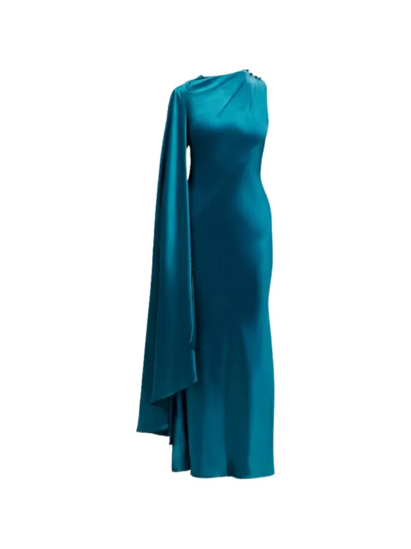 Acler Ropley Maxi Dress in Blue