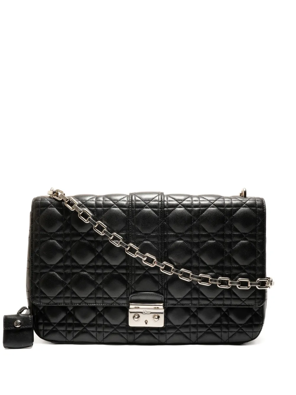 Christian Dior Pre-Owned 2010-2020s New Lock Cannage shoulder bag - Nero