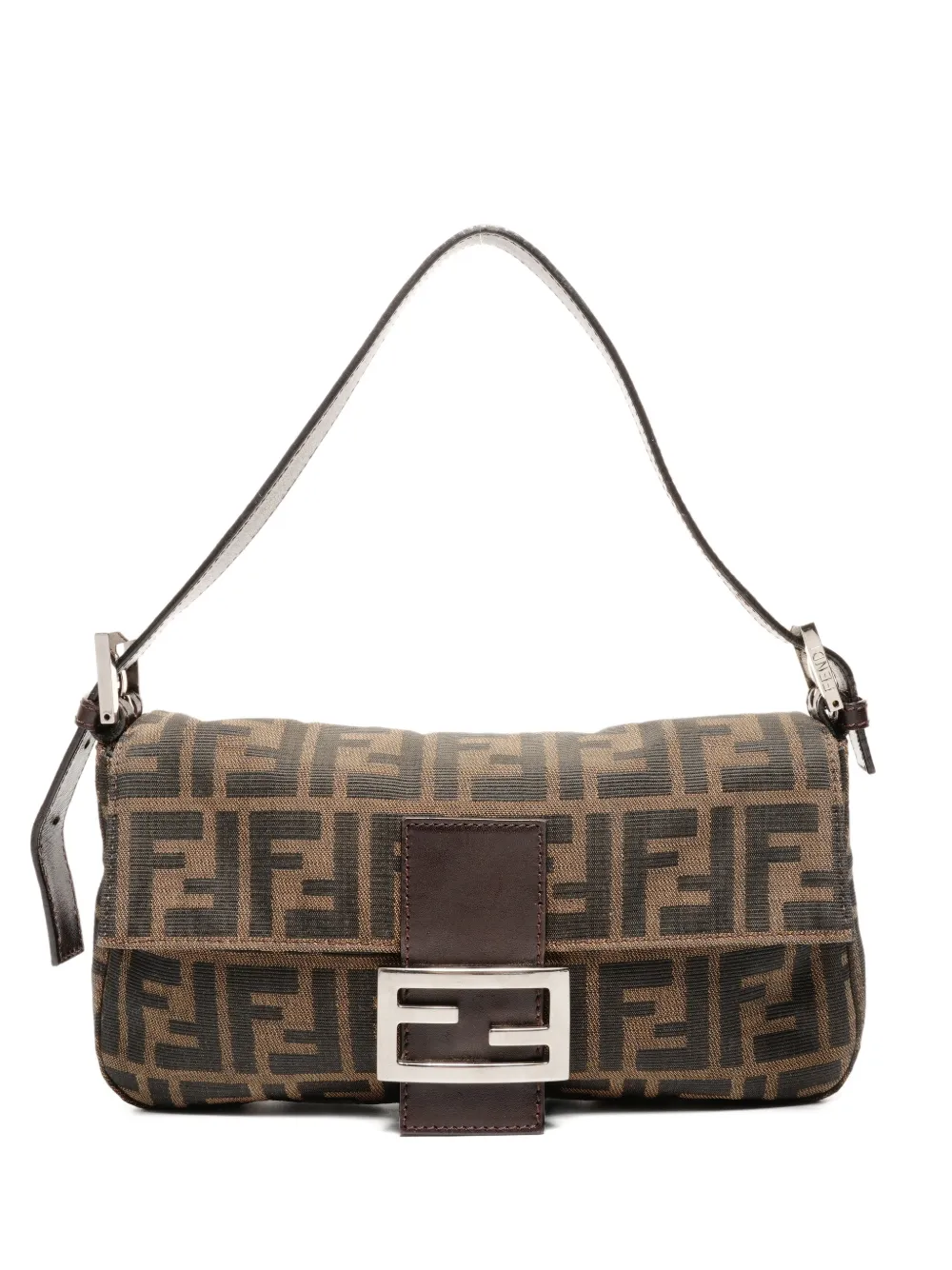 Fendi Pre-Owned 1990s Mamma Baguette shoulder bag - Toni neutri