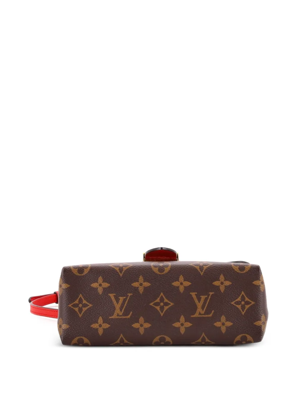 Louis Vuitton Pre-owned Locky Handbag Monogram Canvas with Leather BB Satchel in Brown, view 4