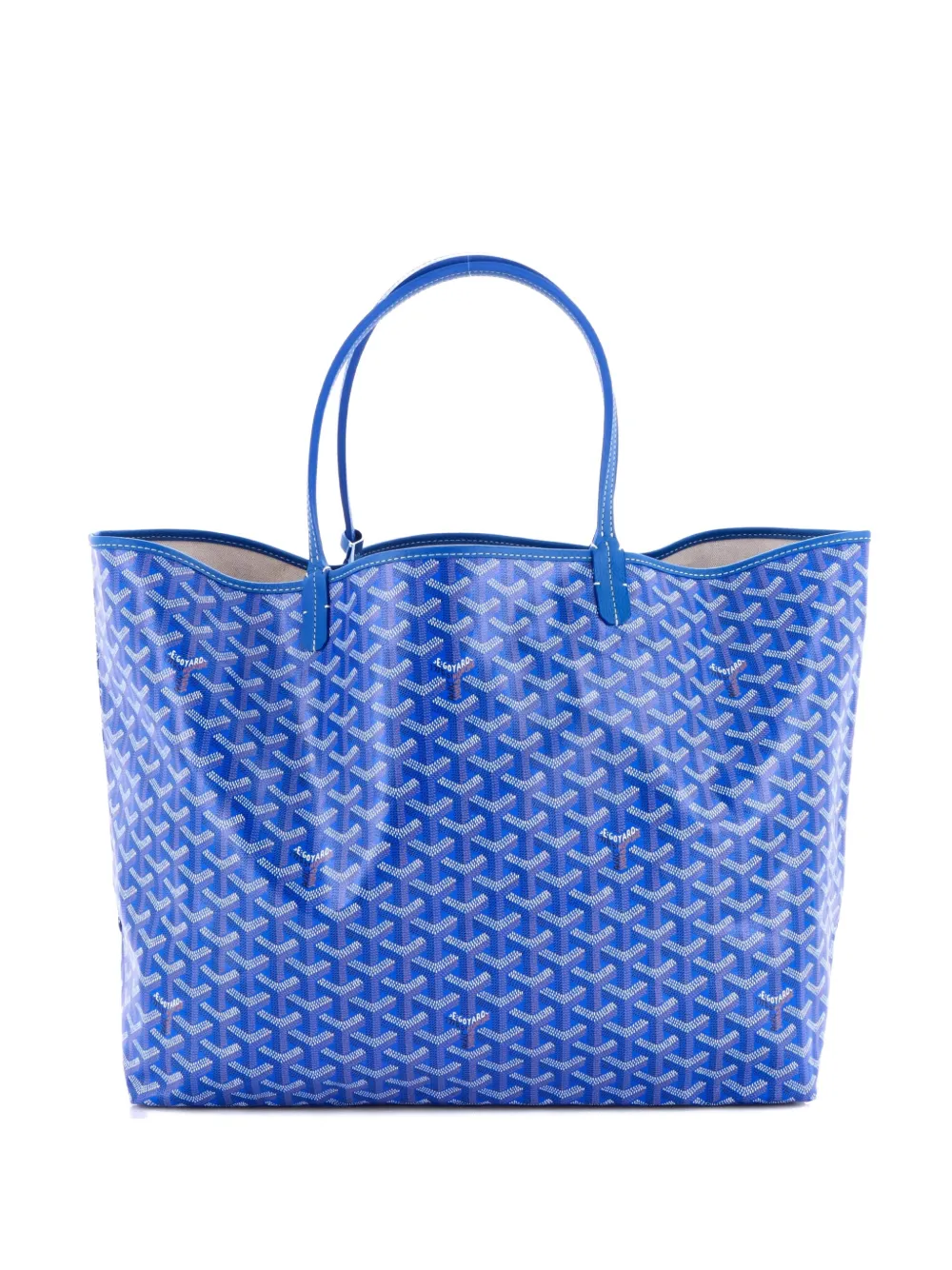 Goyard Pre-Owned Saint Louis Coated Canvas PM tote bag - Blu