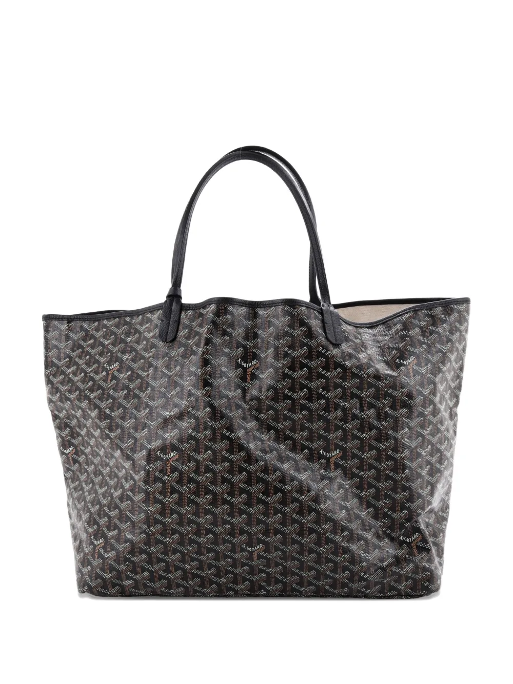 Goyard Pre-Owned Saint Louis Coated Canvas GM tote bag - Nero