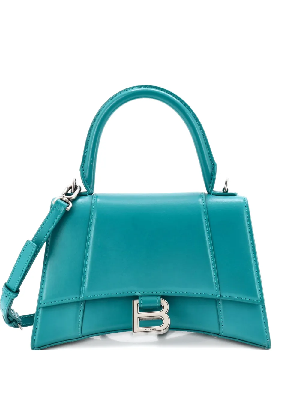 Balenciaga Pre-Owned Hourglass Top Handle Bag Leather Small satchel - Verde