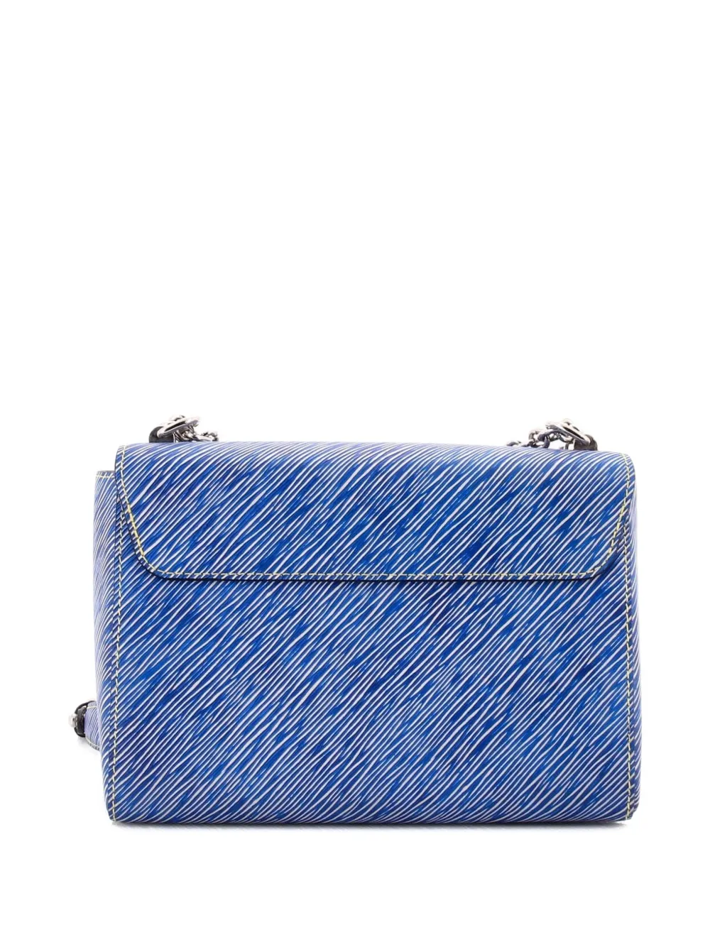  Louis Vuitton Pre-owned Twist Handbag Limited Edition Pin Embellished Epi Leather Mm Shoulder Bag - Blue 