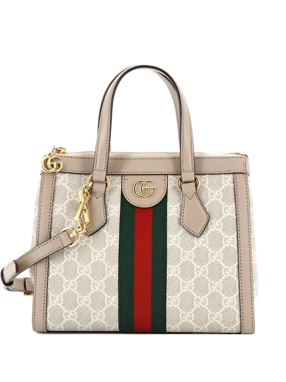 Gucci Pre-Owned Ophidia Top Handle GG Coated Canvas Small tote bag - Toni neutri