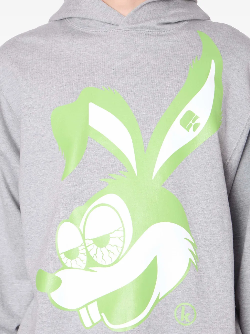 Kolor Hoodie met grafische print Grijs