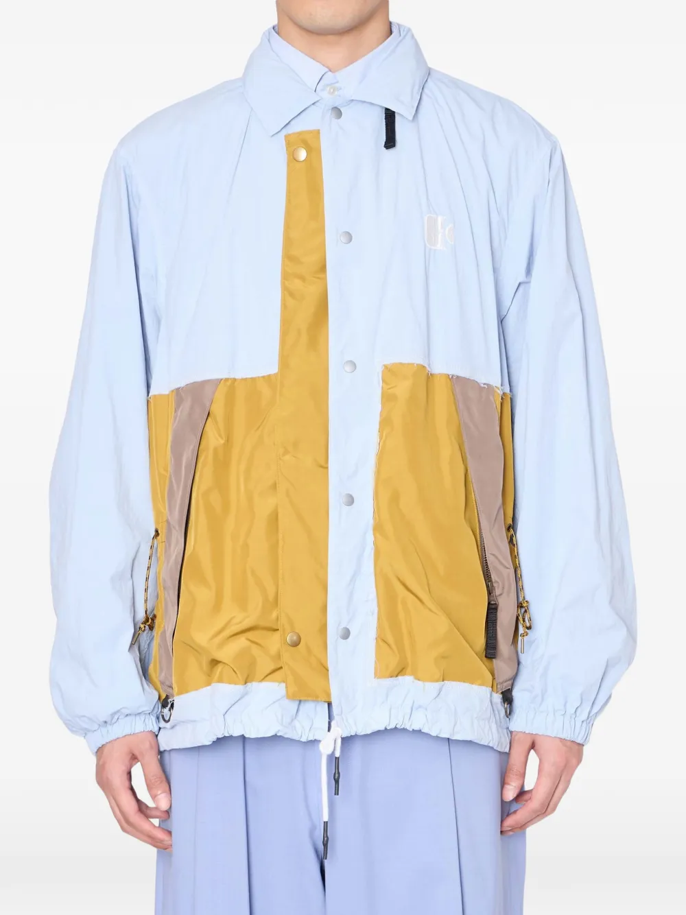 Kolor long-sleeves jacket - Blu