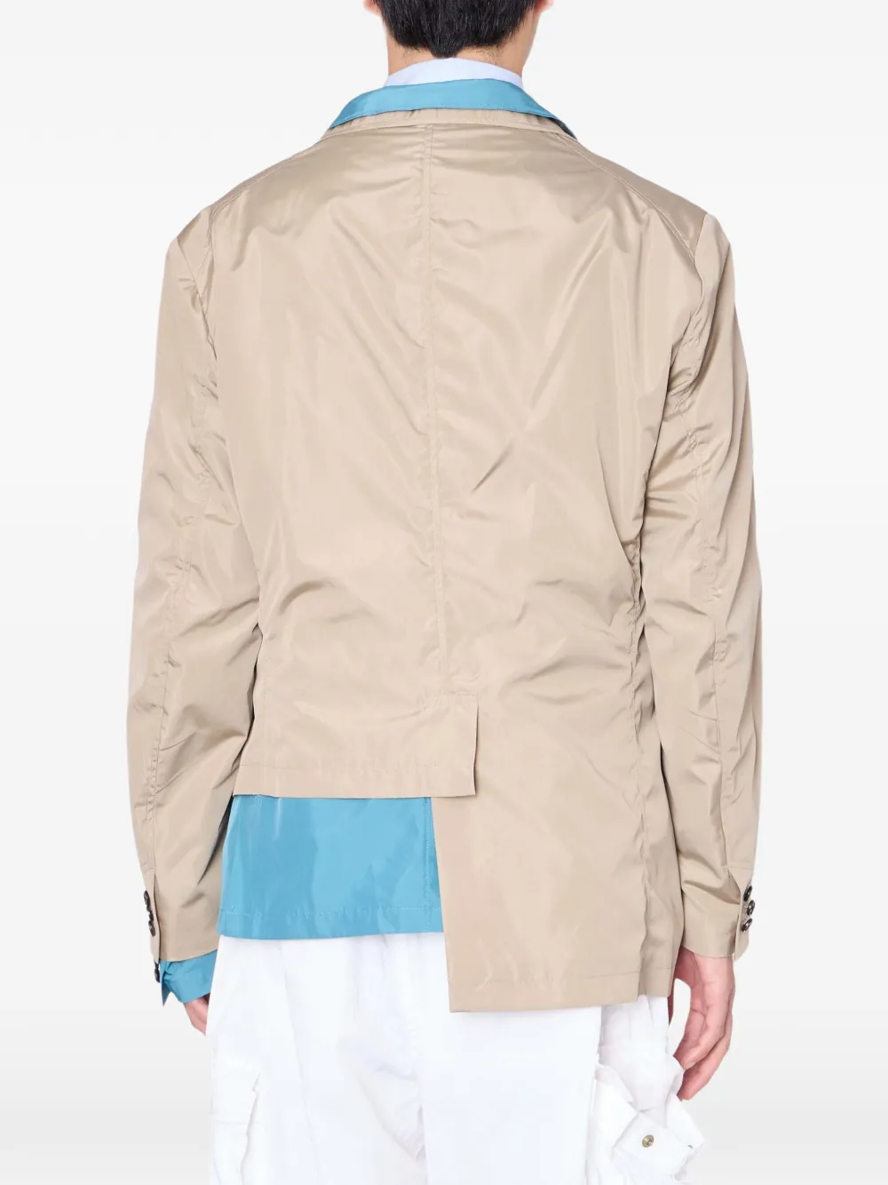 Kolor Blazer met klepzak Beige