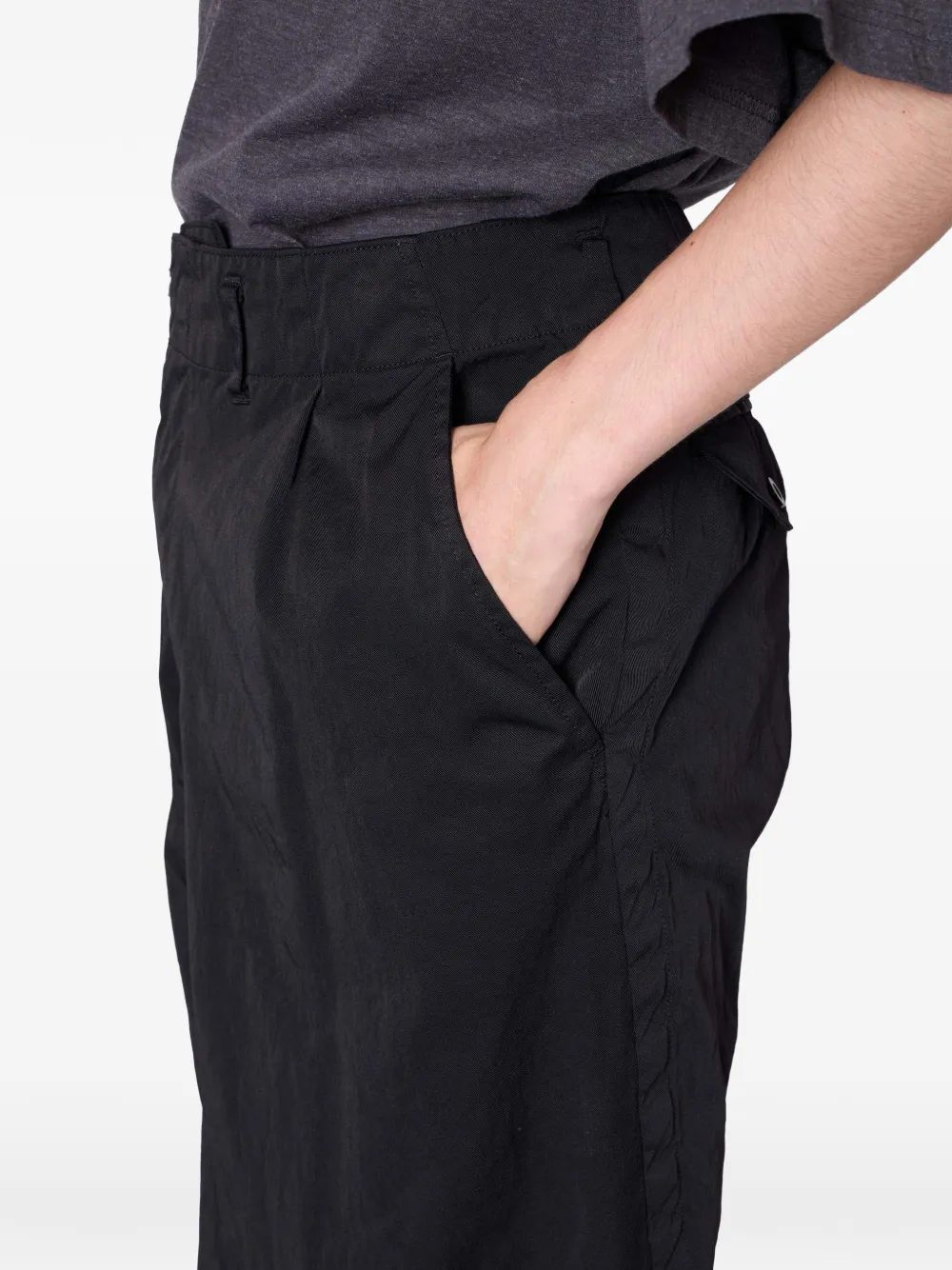 Kolor Broek met riemlussen Zwart