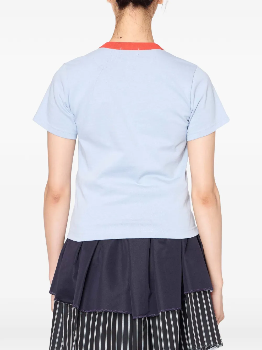Kolor T-shirt met print Blauw